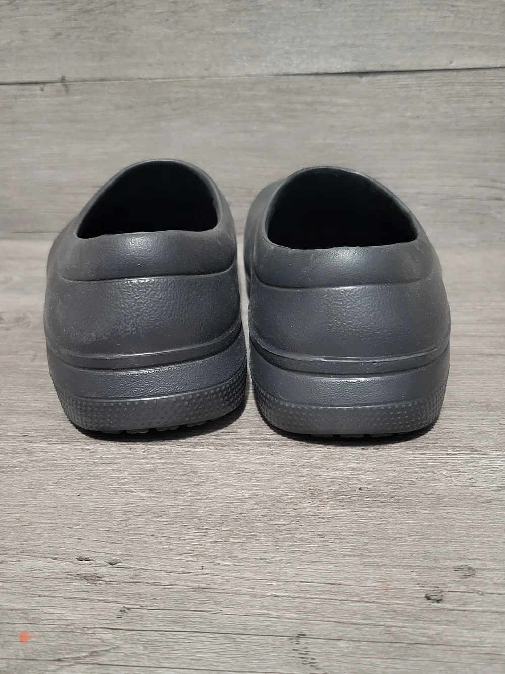 Crocs On The Clock Work Slip-On Mens 8 / Womens 10 Black Clogs